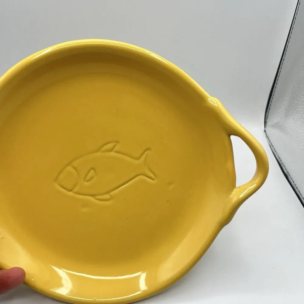 Coche Stoneware Plate - Yellow